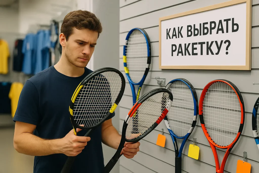 Как выбрать теннисную ракетку для новичка